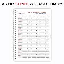 A5 Personalised Weight Training Log Book Gym Diary Training Workout