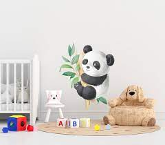Panda Wall Decal Nursery Wall Decor