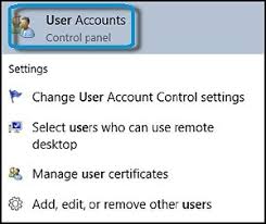 hp pcs managing user accounts and