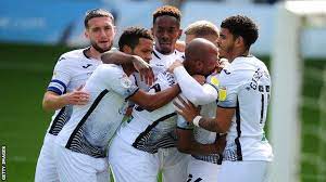 The latest news, transfers, fixtures and more from the swans. Wycombe Wanderers 0 2 Swansea City Ayew And Lowe Secure Swans Win Bbc Sport