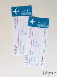 Votre invitation billet d'avion vous sera livrée sous forme de pdf. Faux Billet D Avion A Imprimer Momes Net