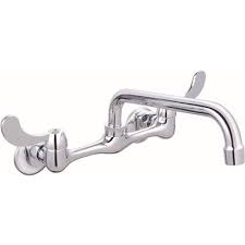 Wall Mounted Kitchen Faucet In Chrome