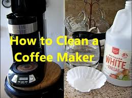 how to clean a coffee maker reservoir