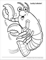 Christmas coloring sheets free printables. Lucky Lobster Ocean Adventure Coloring Page Coloring Pages Fish Coloring Page Lobster Art