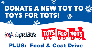 toys for tots plus food and coat drive