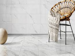 domus white shiny ceramic floor tile