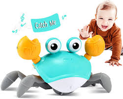 baby toys infant crawling crab tummy