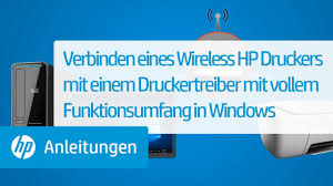Windows 10, 8.1, 8, 7 32bit: Verbinden Eines Wireless Hp Druckers Mit Einem Druckertreiber Mit Vollem Funktionsumfang In Windows Youtube