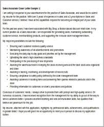 Cover Letter For Sales Associate 8 Examples In Word Pdf