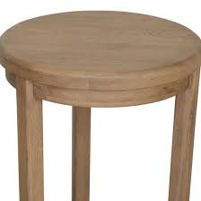 Wes Smoked Oak Round Nest Of Tables