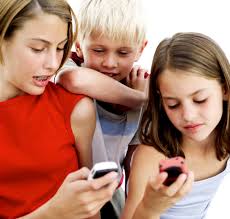Image result for kids with i phone