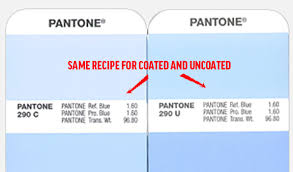 How Do Pantone Coated And Uncoated Colors Relate Graphic