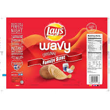 wavy original potato chips family size