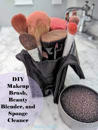 how to clean makeup brushes and sponges