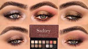 five eye looks with the sultry palette