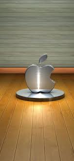 3d apple logo iphone wallpapers free