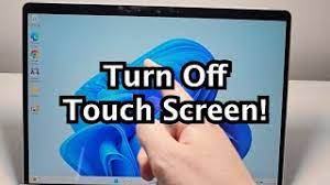 how to disable touch screen on windows