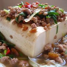 Steamed Tofu with Ground Pork - Rasa Malaysia