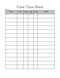 26 Best Crew Timesheets Images Free Printables Beauty Hacks