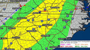 heavy rain expected in charlotte over