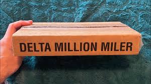 unboxing my delta million miler gift