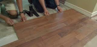 how to install laminate flooring over a