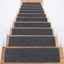 15pcs Carpet Stair Treads Mats Floor