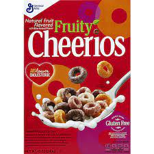 fruity cheerios cereal 12 oz box