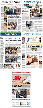 Ricardo mioto de são paulo. Contraste Capas Dos Jornais De Hoje Sao Ilustradas Por Aecio Migalhas