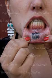 tattoo inside lip joel gordon photography