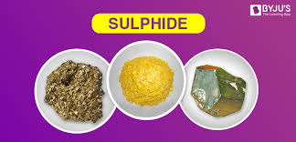 chemical formula sulphide types
