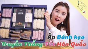 Ăn Bánh kẹo Truyền Thống Tết Hàn Quốc - YouTube