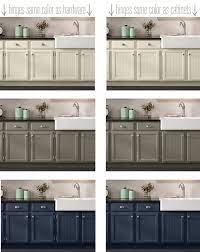 matching hinges to cabinet color