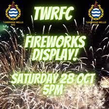 fireworks display tunbridge wells rfc