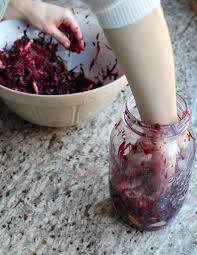 beet and red cabbage sauer