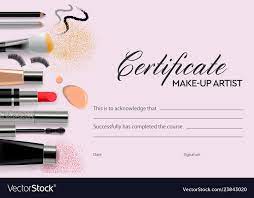certificate makeup royalty free