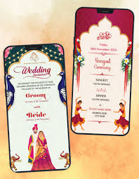 wedding invitation pdf card digital
