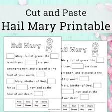 cut and paste hail mary prayer