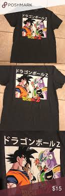 Dragon ball z shirts men woman 3d anime goku cartoon design short sleeve dbz. Dragon Ball Z T Shirt Size Large Flawless Cond Shirt Size Vintage Shirts Shirts Grey
