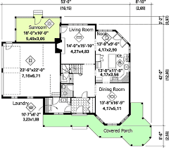Victorian Home Plan With Sunroom