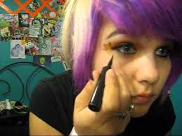 emo makeup you