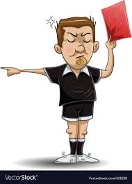 Image result for SOCCER REFEREE RED CARD