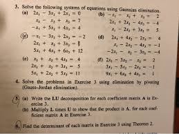 Systems Of Equations Using