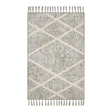 non skid accent rug with fringe