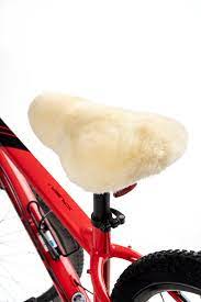 Bicycle Seat Cover Made From Sheepskin
