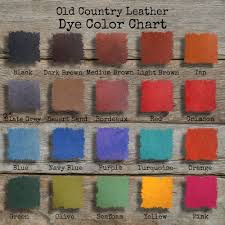 Leather Dye Colors