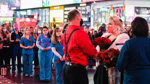 nyc gets married in times square