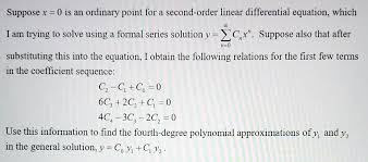 linear diffeial equation