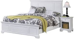 Home Styles Naples White Queen Bed And