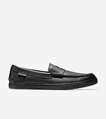 Mens Nantucket Loafer In Black Leather Cole Haan Us